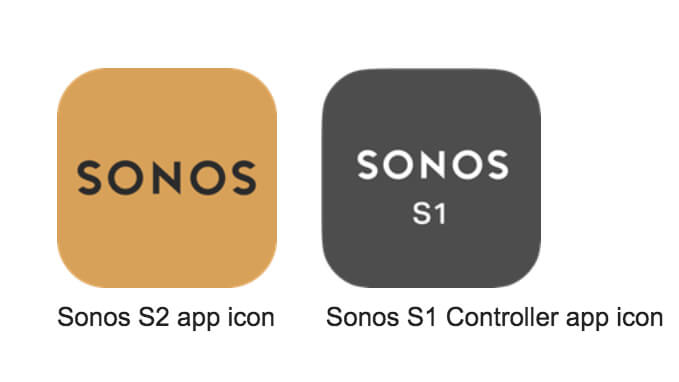sonos s2 app ikon